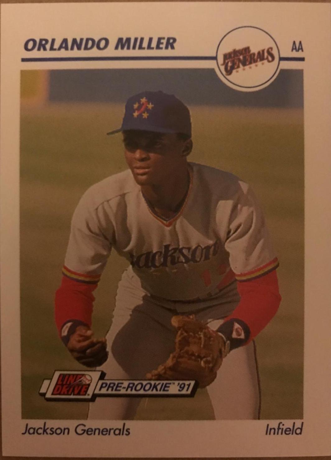 Orlando Miller #571 1991 Impel Line Drive Pre Rookie Aa Baseball