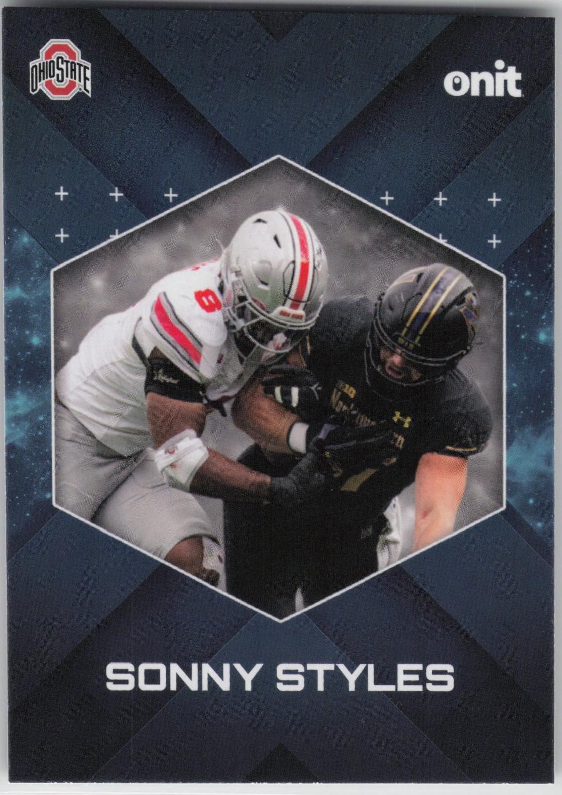 Sonny Styles #B-55 2025 Onit Athlete Gravity Ohio State Buckeyes Football