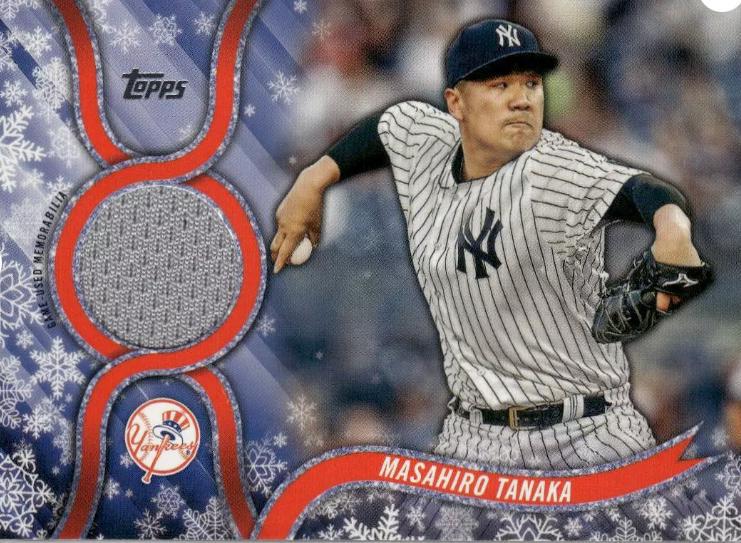 Masahiro Tanaka #R-MT Baseball Cards 2018 Topps Holiday Relics