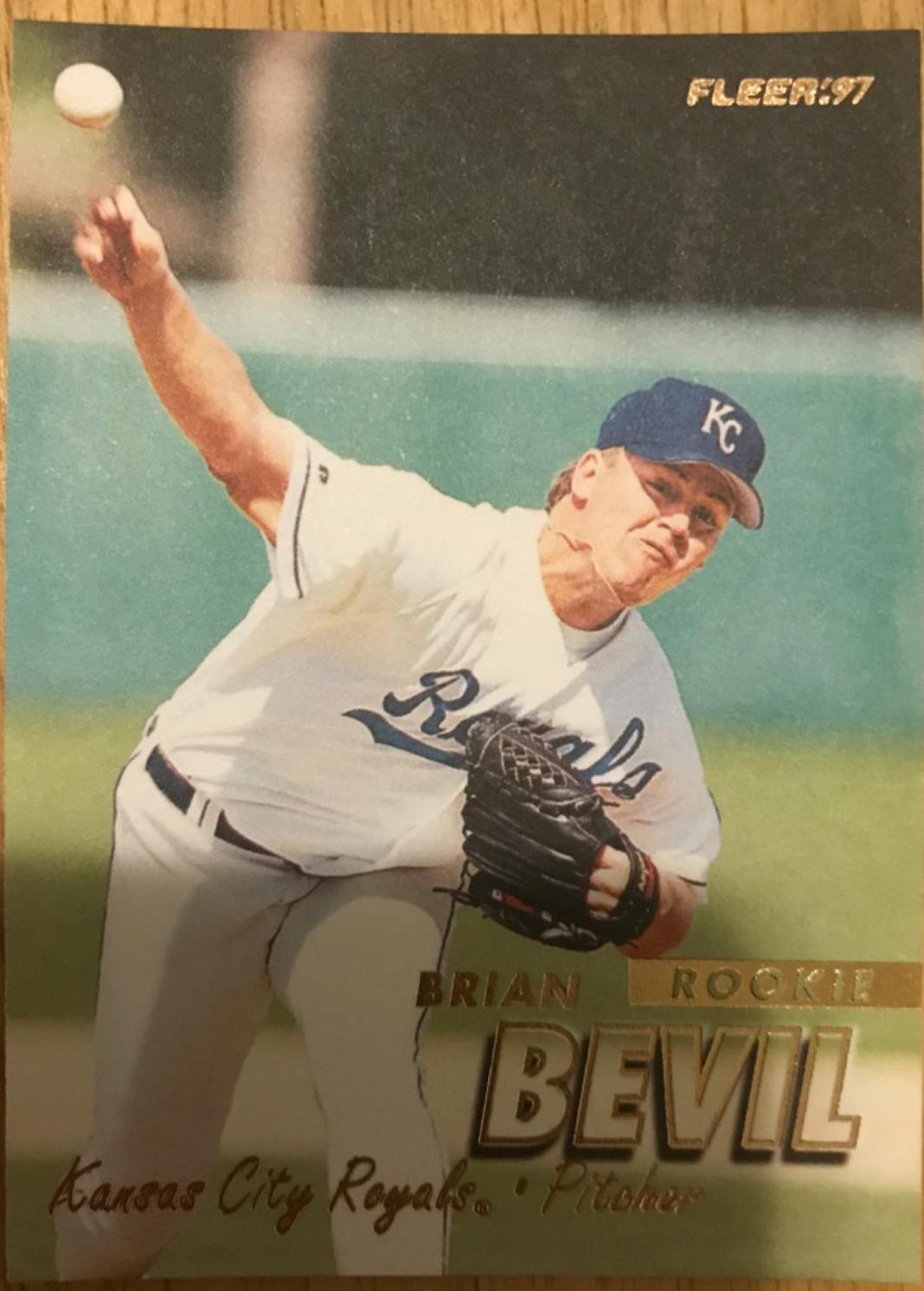 Brian Bevil #677 Baseball Cards 1997 Fleer