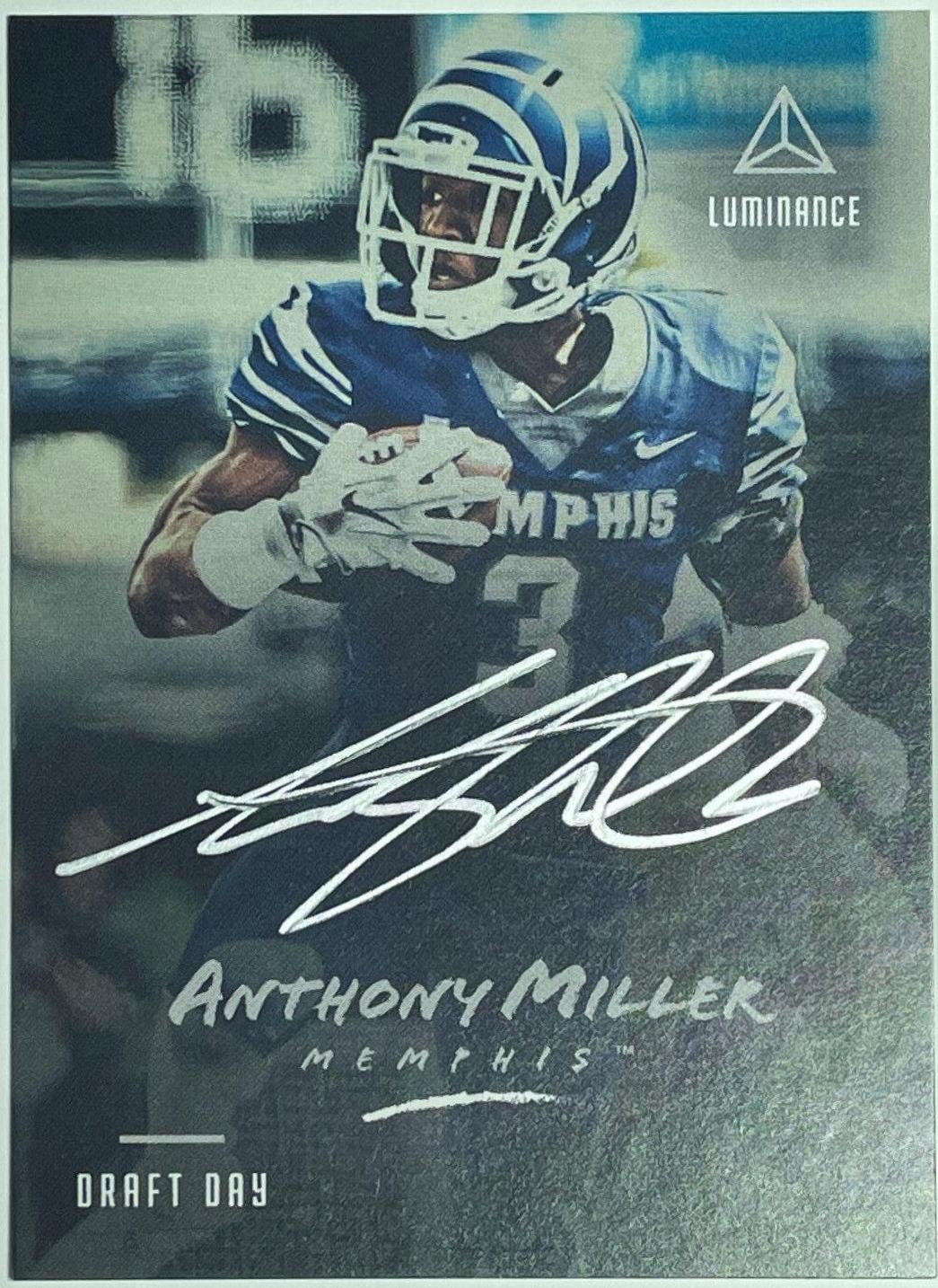 Anthony Miller #RI-ANM Football Cards 2018 Panini Luminance Rookie Ink Autographs