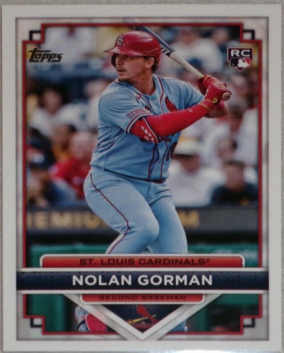 Nolan Gorman #95 2023 Topps Flagship Collection Baseball