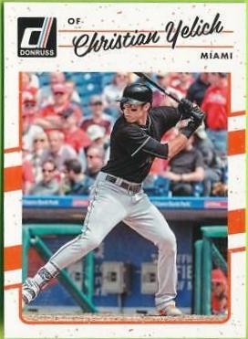 Christian Yelich #113 2017 Panini Donruss Baseball