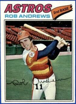 Rob Andrews #209 Baseball Cards 1977 Topps