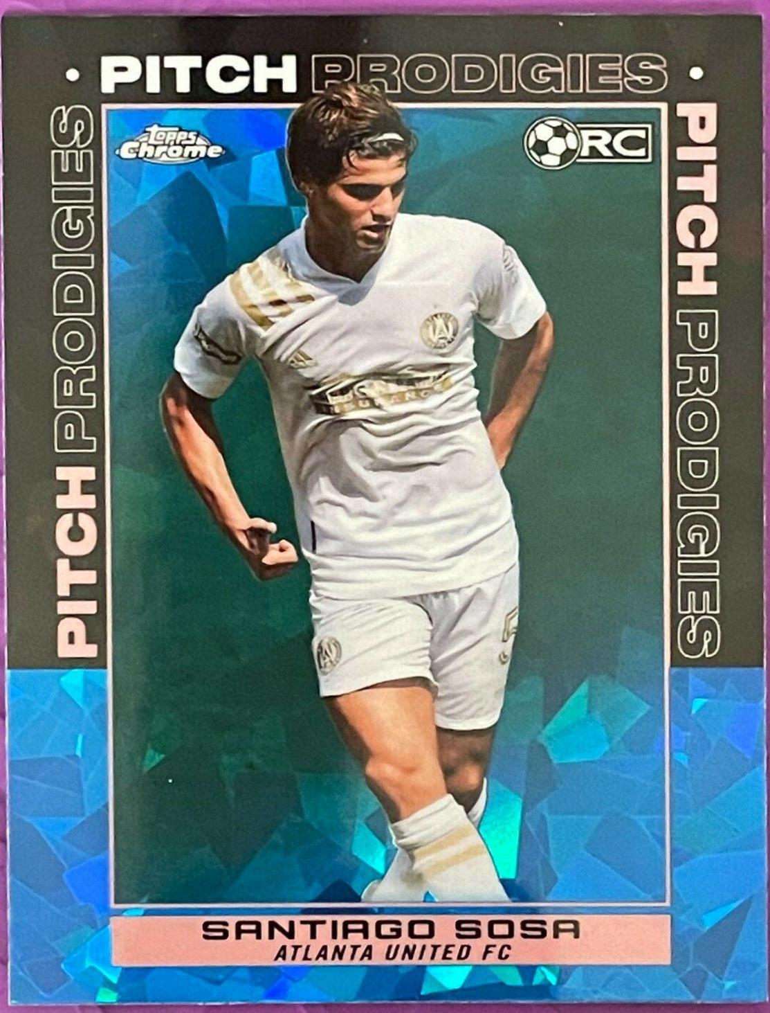 Santiago Sosa #189 Soccer Cards 2021 Topps Chrome MLS Sapphire