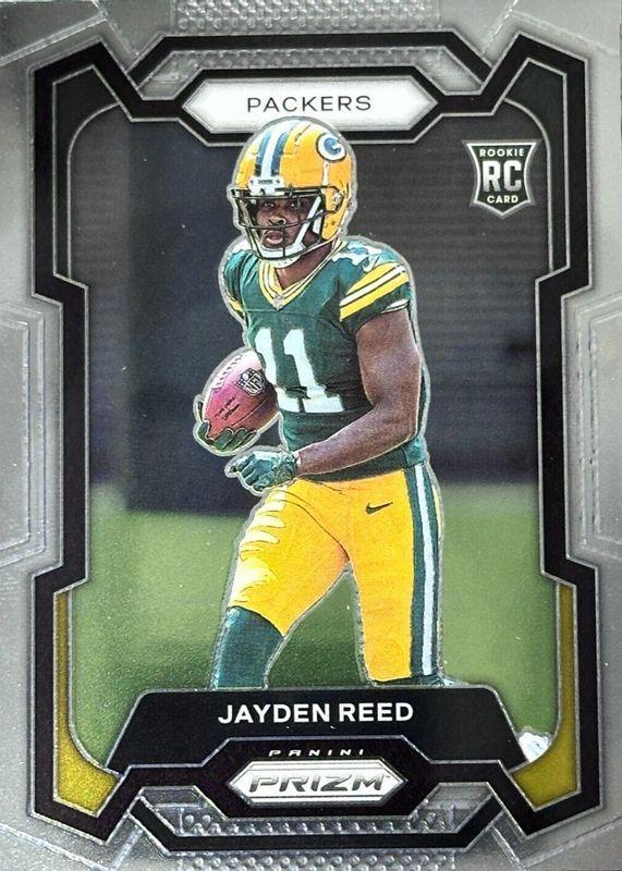 Jayden Reed #334 Football Cards 2023 Panini Prizm