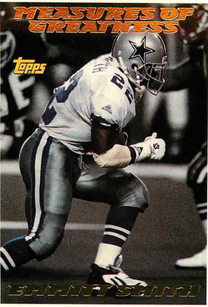 Emmitt Smith #611 Football Cards 1994 Topps