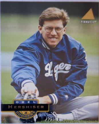 Orel Hershiser #58 Baseball Cards 1994 Pinnacle