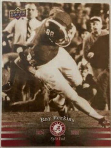 Ray Perkins #10 Football Cards 2012 Upper Deck University of Alabama