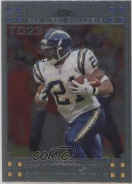 LaDainian Tomlinson #LT-23 Football Cards 2007 Topps Chrome LaDainian Tomlinson