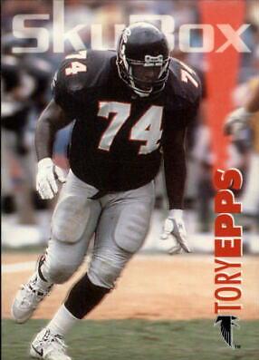 Tory Epps #4 Football Cards 1993 Skybox Impact