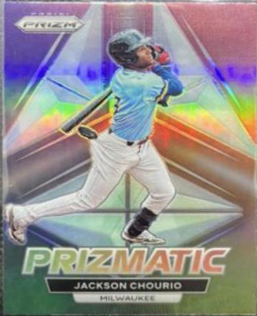 Jackson Chourio #P17 Baseball Cards 2023 Panini Prizm Prizmatic