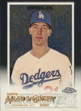 Walker Buehler #5 Baseball Cards 2020 Topps Allen & Ginter Chrome
