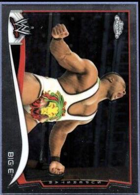 Big E Langston #3 Wrestling Cards 2014 Topps Chrome WWE