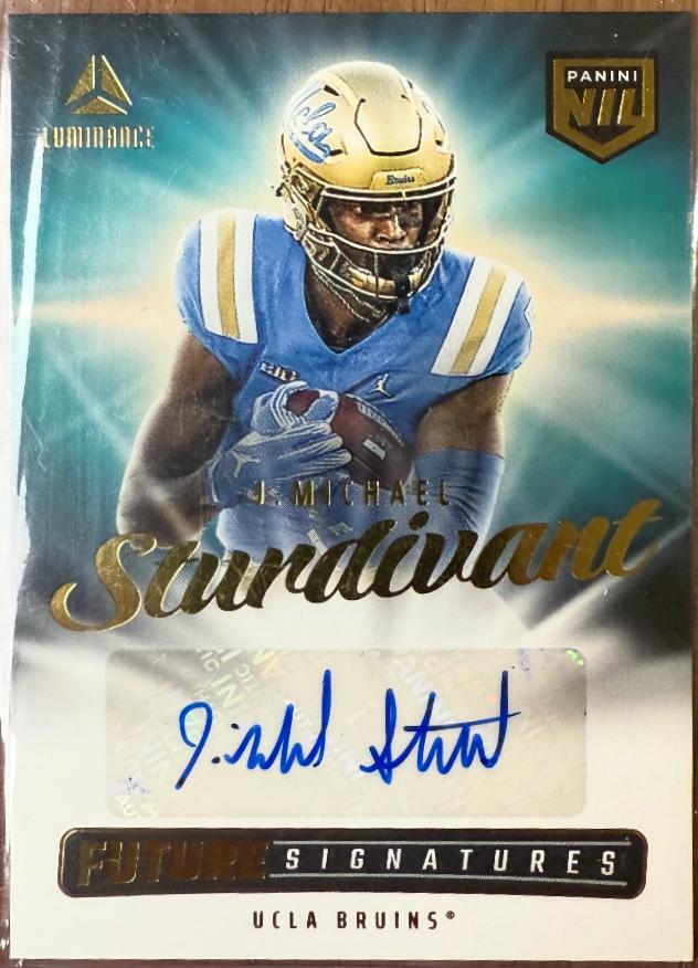 J.Michael Sturdivant #38 2025 Panini Luminance Football Future Signatures NIL