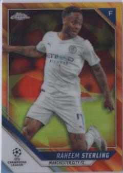 Raheem Sterling #113 2021 Topps Chrome UEFA Champions League