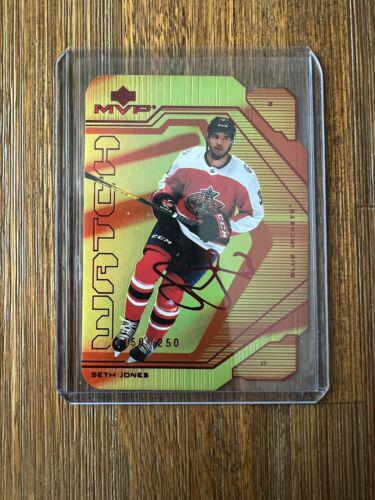 Seth Jones #80 Hockey Cards 2021 Upper Deck MVP Colors and Contours
