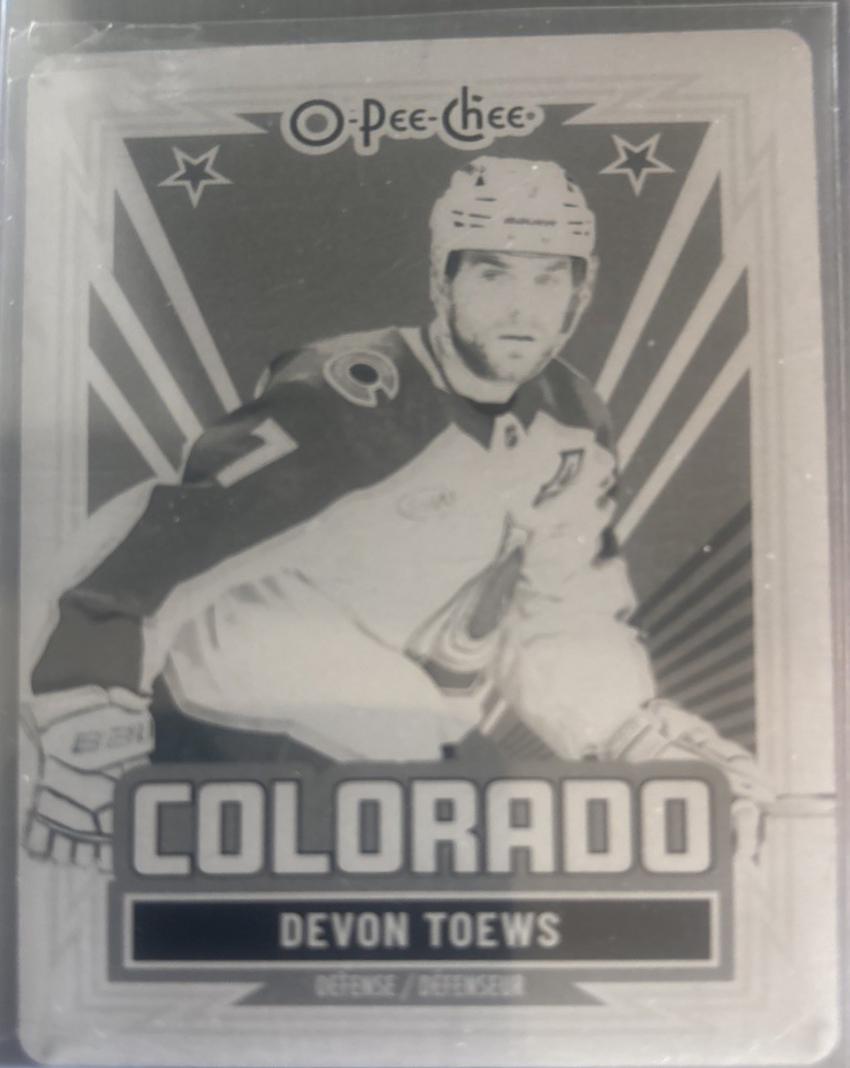 Devon Toews [Retro Printing Plate] #462