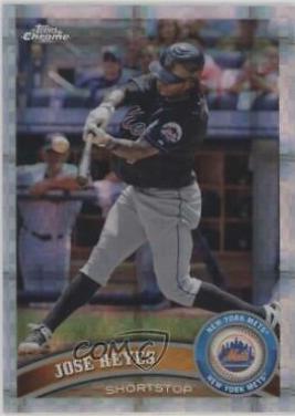 Jose Reyes Baseball Cards 2011 Topps Chrome