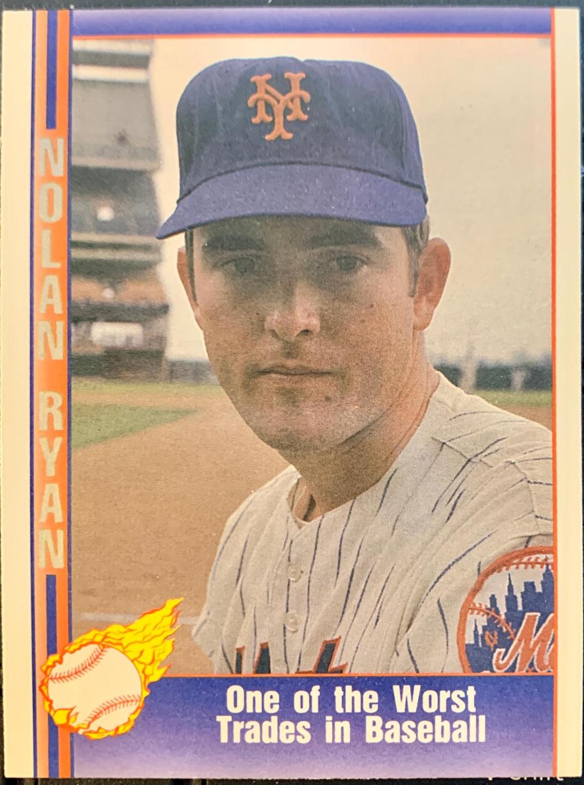 One of the Worst Trades #16 Baseball Cards 1991 Pacific Nolan Ryan