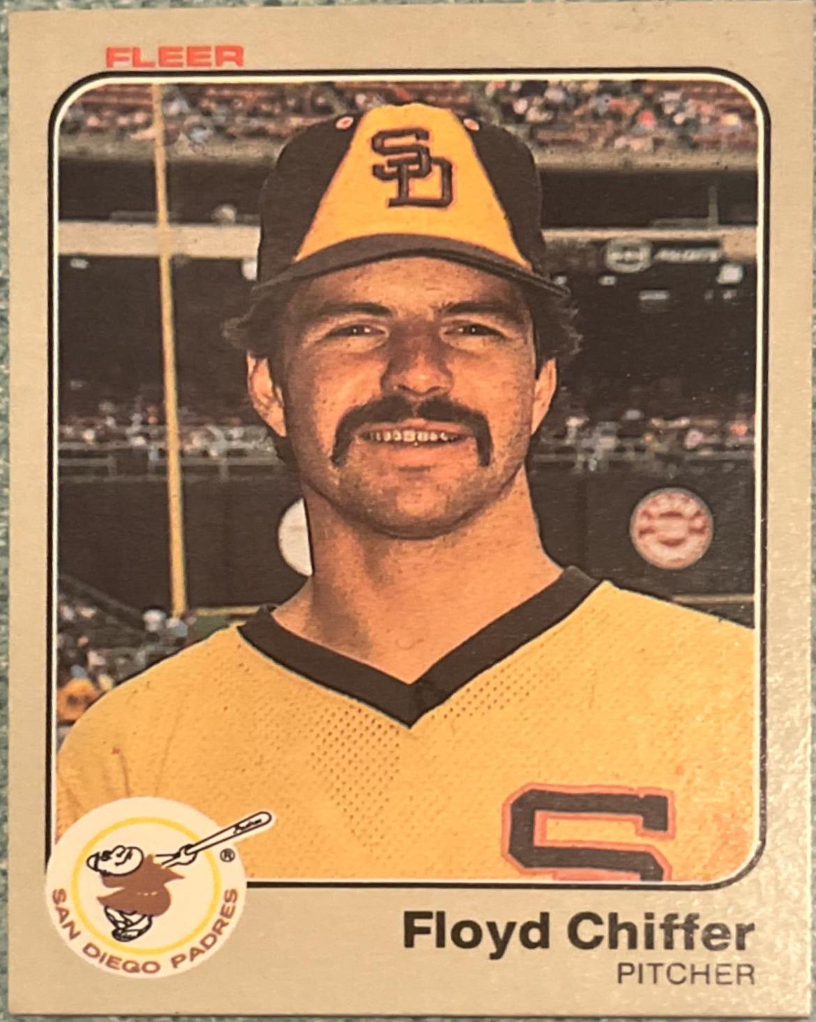 Floyd Chiffer #354 Baseball Cards 1983 Fleer