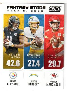 Chase Claypool, Justin Herbert & Patrick Mahomes II
