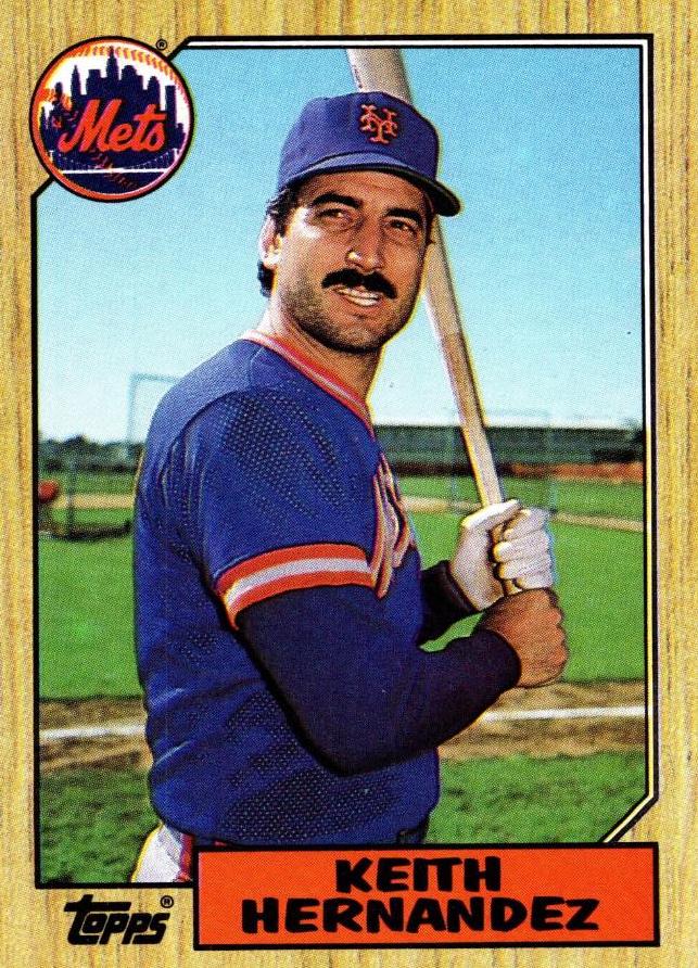Keith Hernandez #350 Baseball Cards 1987 Topps