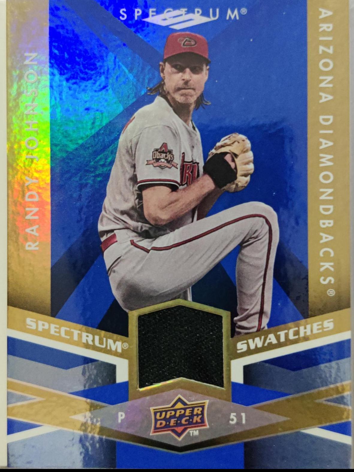 Randy Johnson #SS-RJ Baseball Cards 2009 Upper Deck Spectrum Swatches