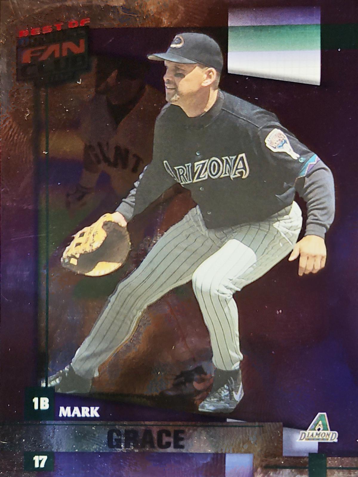 Mark Grace #39 Baseball Cards 2002 Donruss Best of Fan Club