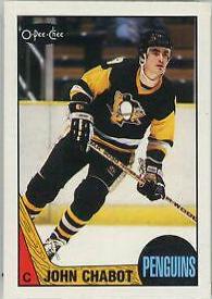 John Chabot #32 Hockey Cards 1987 O-Pee-Chee