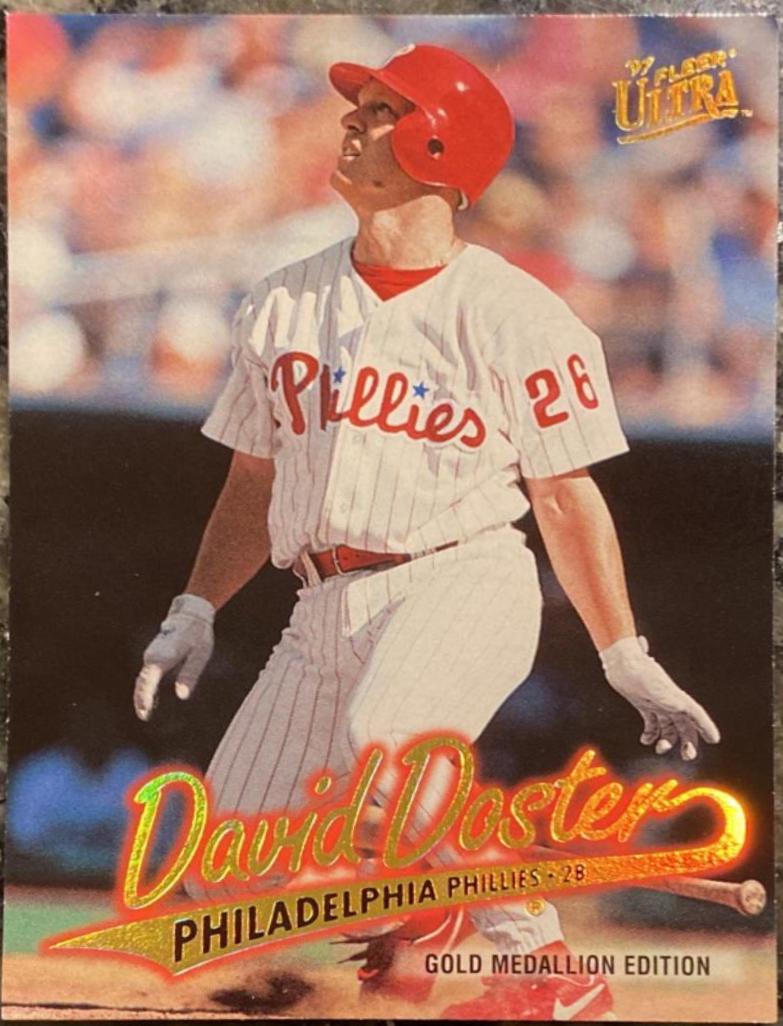 DAVID DOSTER #G248 Baseball Cards 1997 Ultra Gold Medallion