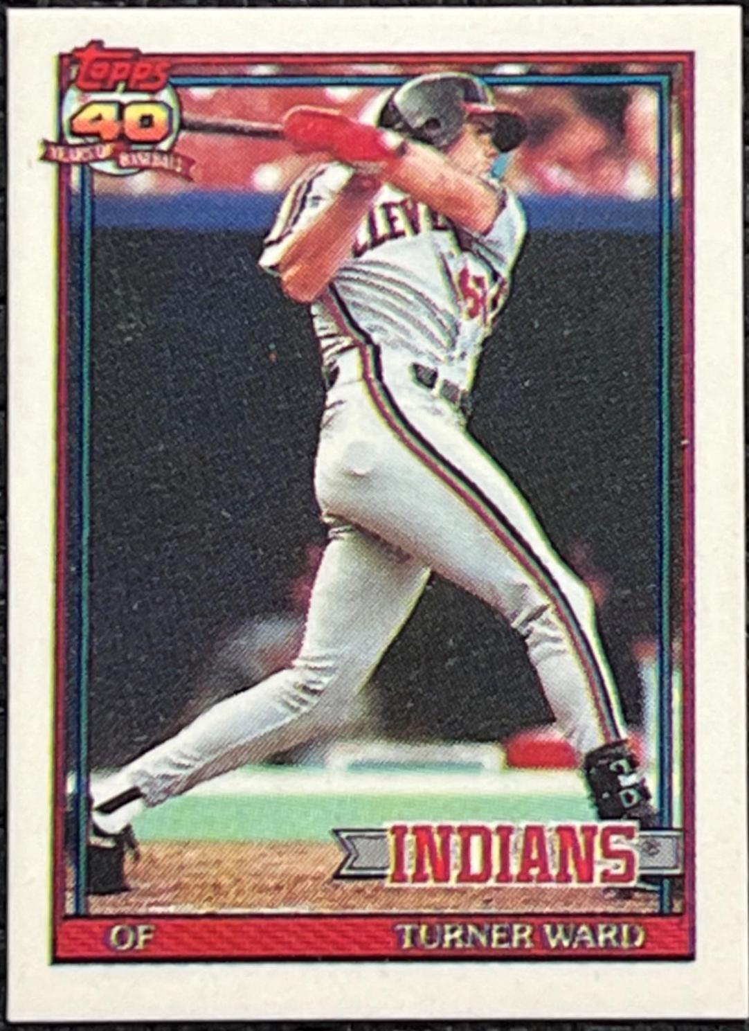 Turner Ward #555 Baseball Cards 1991 Topps Micro