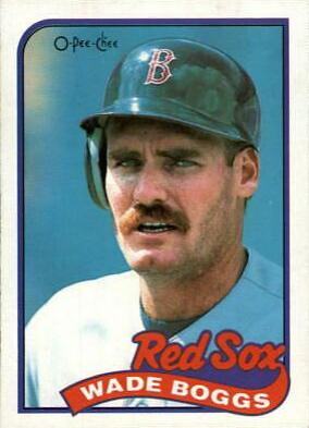 Wade Boggs #184 Cover Art