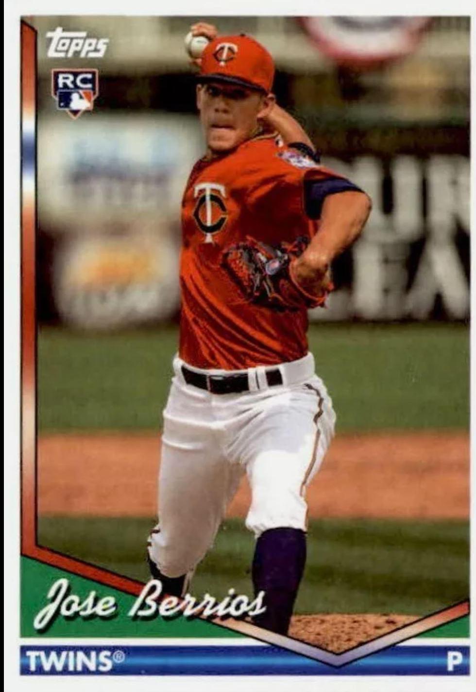 Jose Berrios #W-3 Baseball Cards 2016 Topps Update Walmart Exclusive Rookies