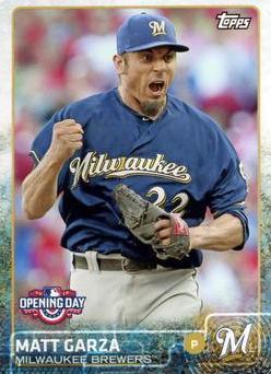 Matt Garza #7 Baseball Cards 2015 Topps Opening Day