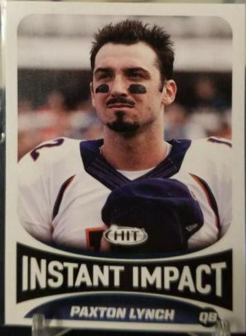 Paxton Lynch #62 2017 Sage Hit Premier Draft Football