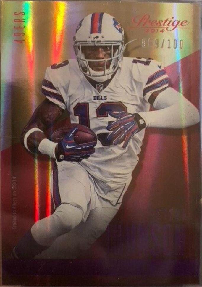 Steve Johnson #2 Football Cards 2014 Panini Prestige