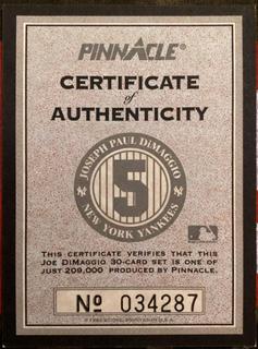 Certificate of Authenticity