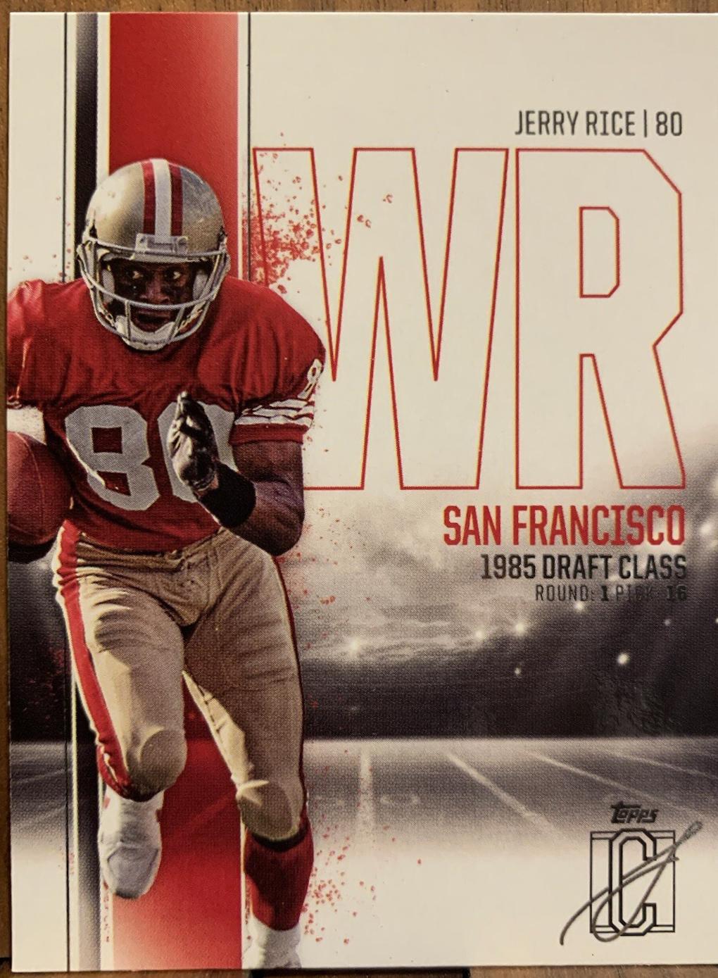 Jerry Rice #53 Football Cards 2024 Topps Signature Class