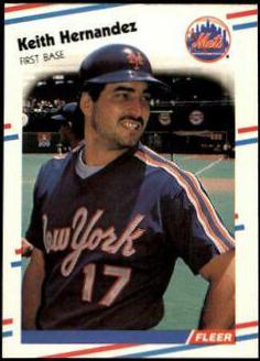 Keith Hernandez #136 Baseball Cards 1988 Fleer