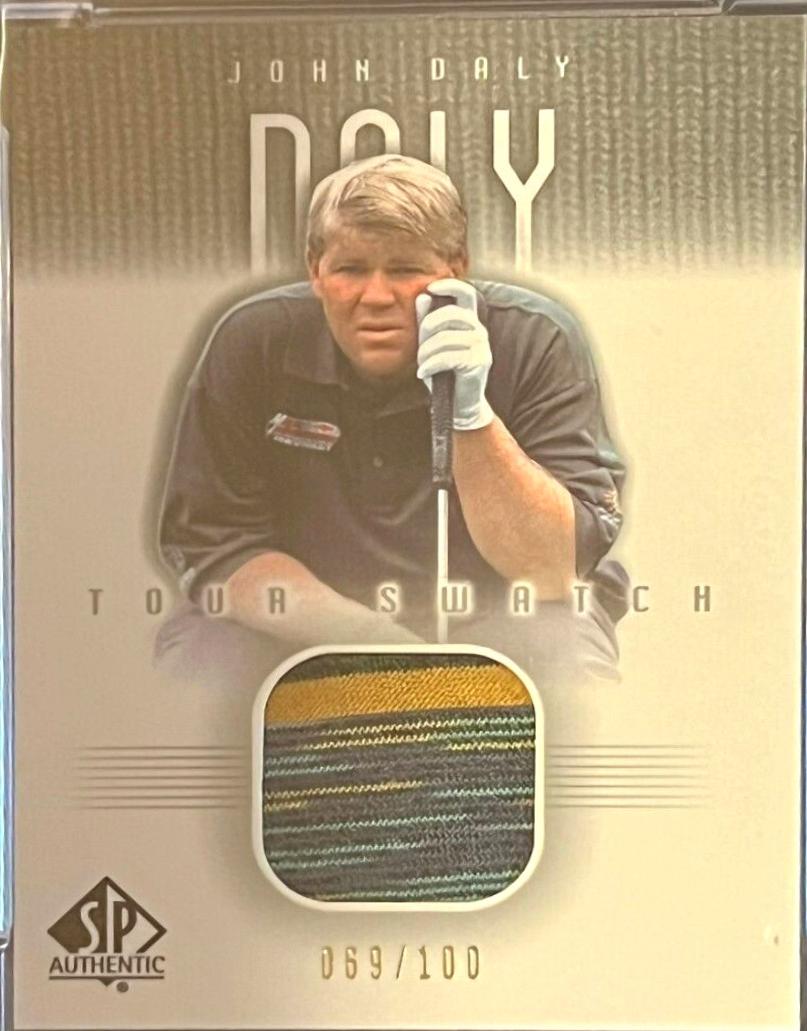 John Daly #1 Golf Cards 2001 SP Authentic
