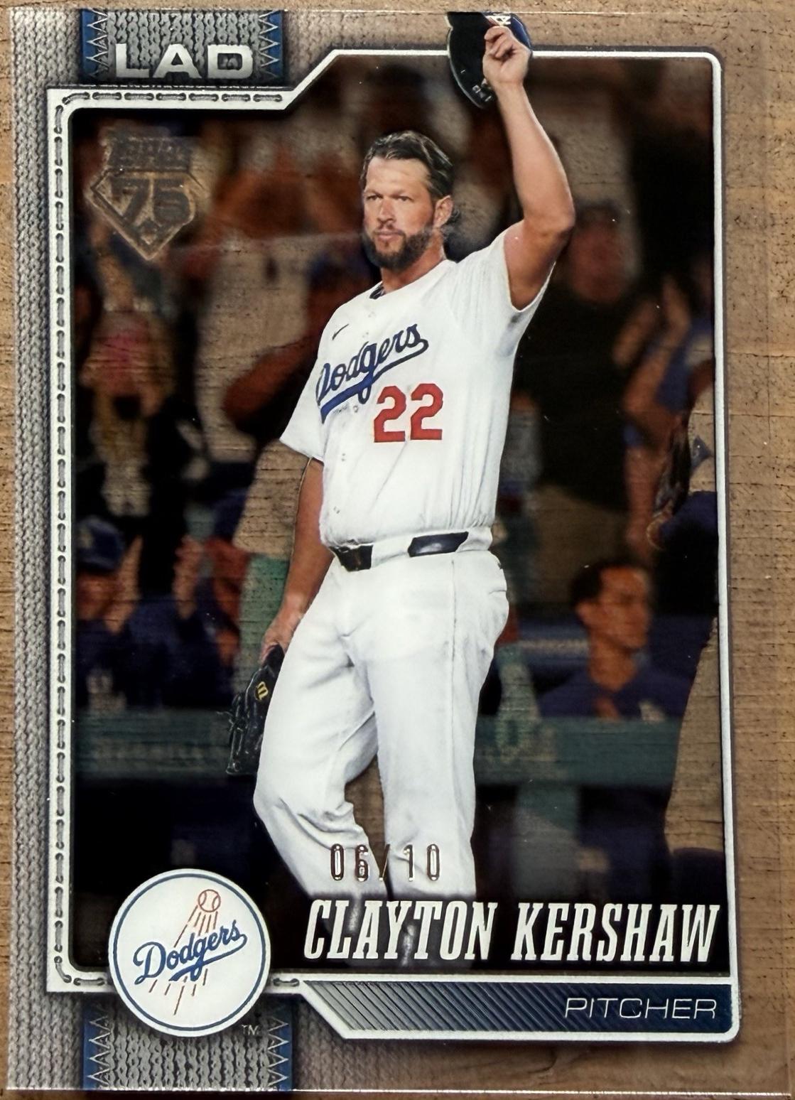 Clayton Kershaw [Clear Variation] #22 Prices | 2026 Topps