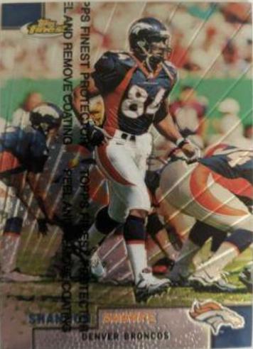 Shannon Sharpe #4 Football Cards 1999 Topps Finest