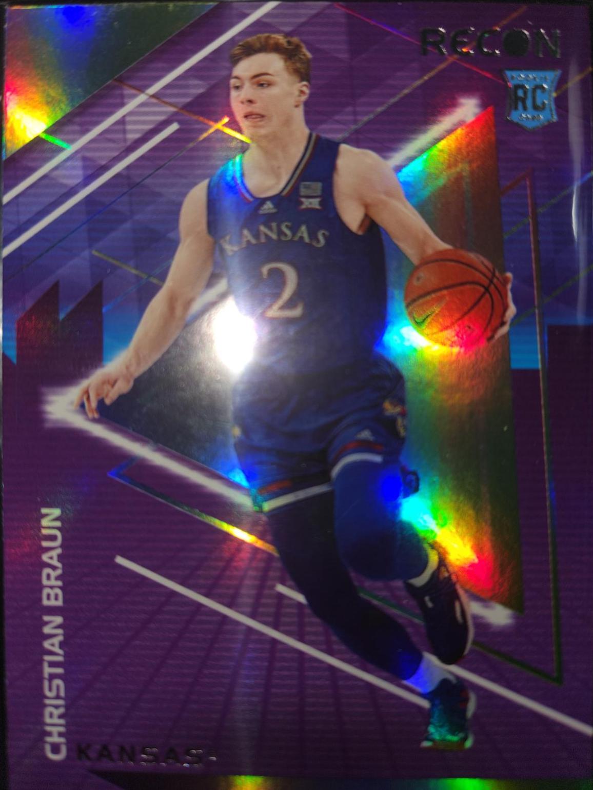 Christian Braun #6 Basketball Cards 2022 Panini Chronicles Draft Picks Recon