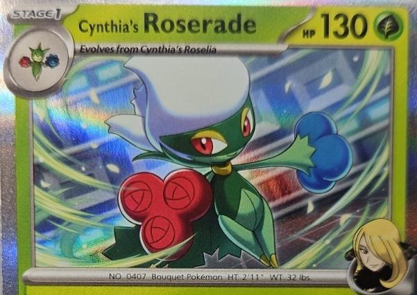 Cynthia's Roserade #8 Pokemon Destined Rivals