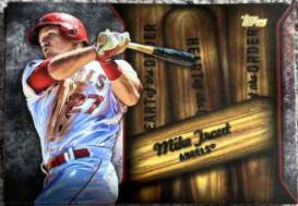 Mike Trout #HOR-7 Baseball Cards 2015 Topps Heart of the Order