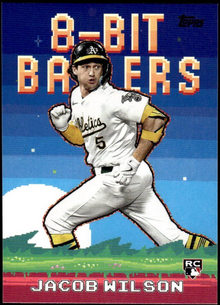 Jacob Wilson #8B-24 Baseball Cards 2025 Topps Celebration Mega Box 8-Bit Baller
