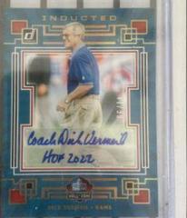 Dick Vermeil [Autograph] #I-3 Football Cards 2022 Panini Donruss Inducted Prices