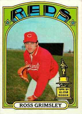 Ross Grimsley #99 Baseball Cards 1972 Topps