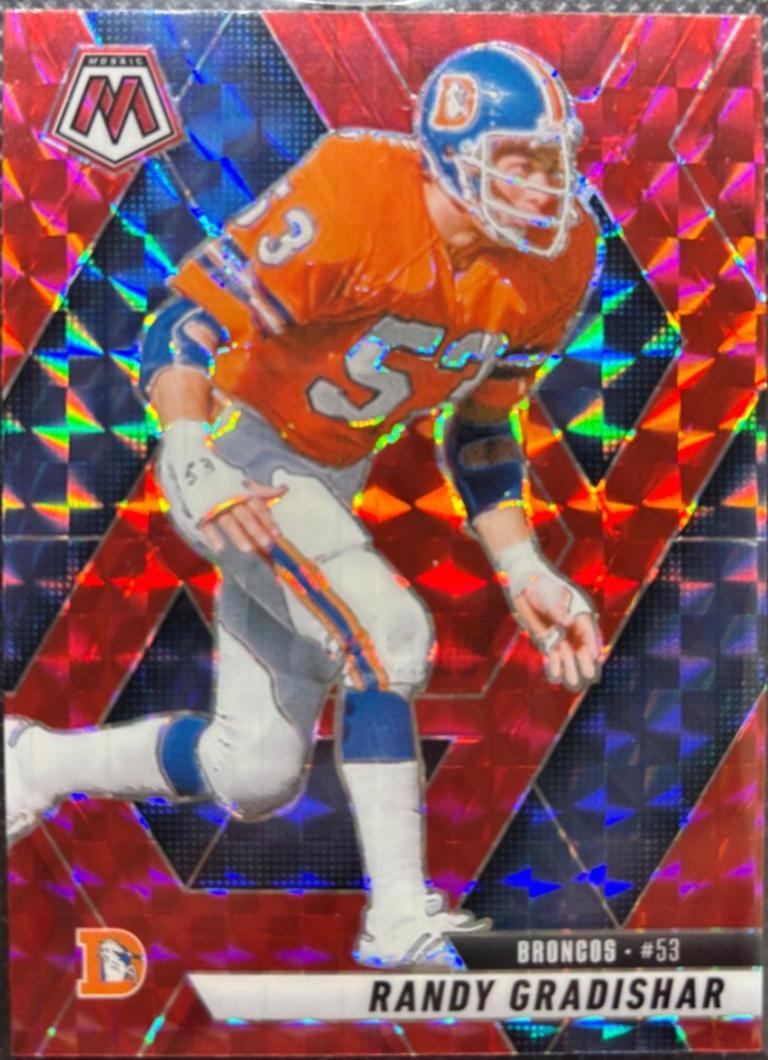Randy Gradishar [Red Sparkle] #178 Prices | 2025 Panini Mosaic ...